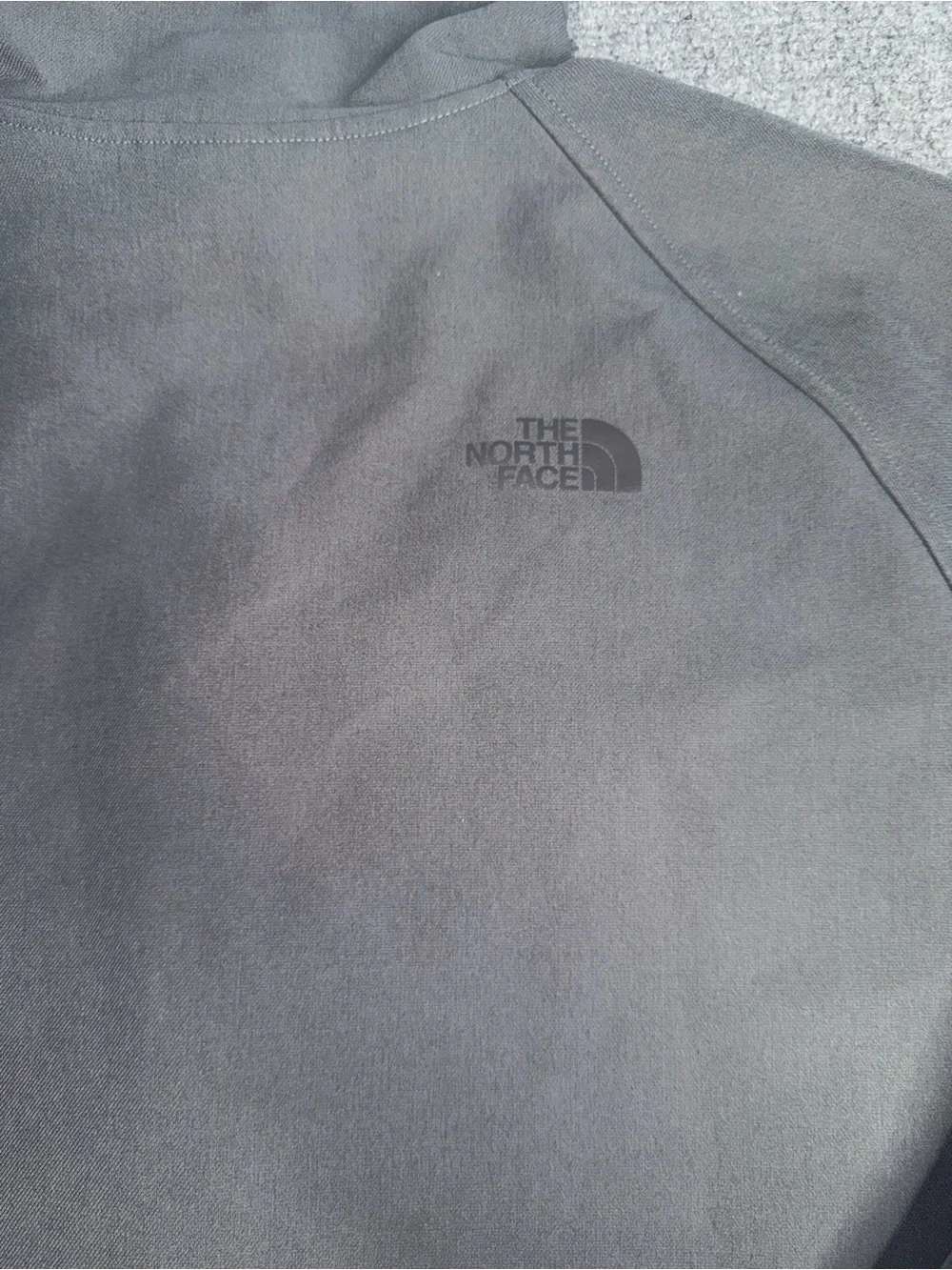 The North Face Men's Gray Full-Zip Lightweight Fleece Jacket
